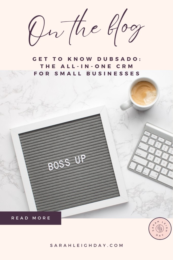 Dubsado is a CRM tool for online business owners that can be used to automate a variety of tasks and processes within your business.
