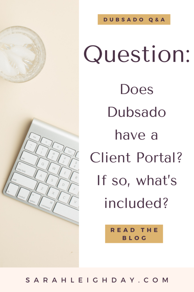 The Client Portal in Dubsado is a centralized place to keep all of your clients' proposals, contracts, invoices, emails, and more organized.