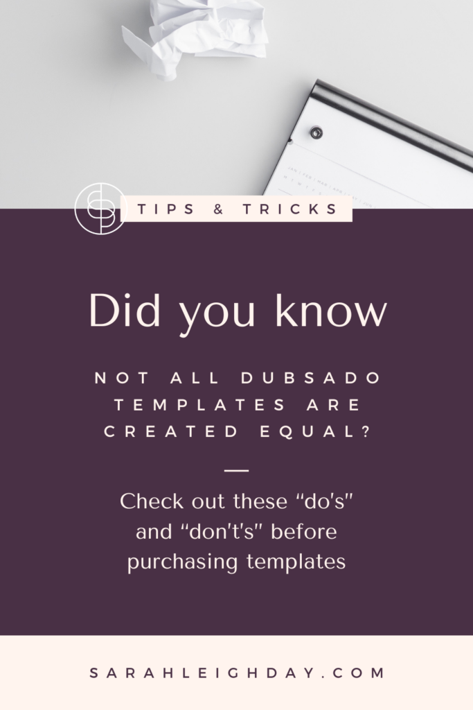 Dubsado templates are generally a pre-made, ready-to-go "solution" to our problems, offered at a more affordable rate since they're just plug-and-play. However, not all templates are created equal.